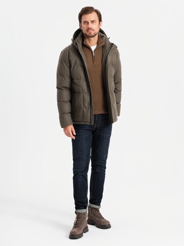 Ombre Winterjas 'OM-JAHP-0203' in Groen