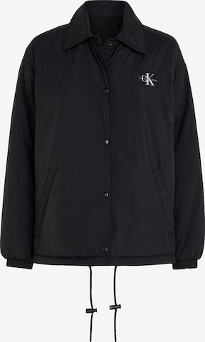 Calvin Klein Jeans Between-Season Jacket in Black: front