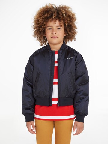 TOMMY HILFIGER Tussenjas 'Essential' in Blauw: voorkant