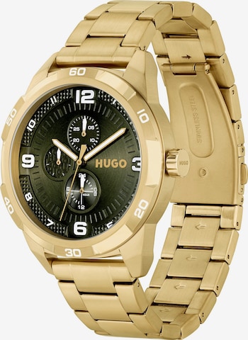HUGO Red Analogové hodinky – zlatá