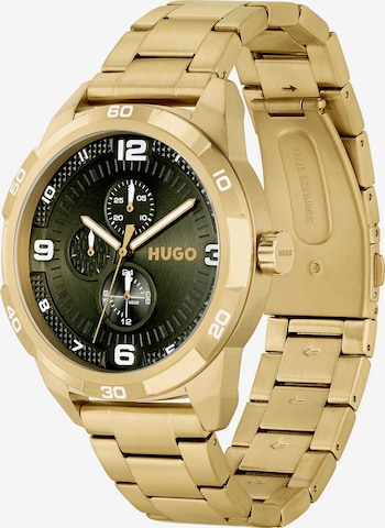 HUGO Red Analog watch in Gold