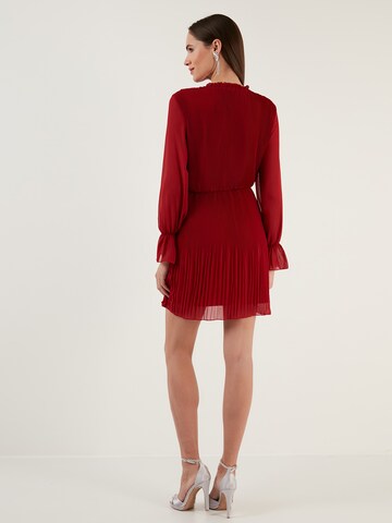 Robe de cocktail LELA en rouge