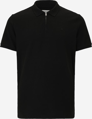 Jack & Jones Plus - Camiseta 'JJEAUSTIN' en negro: frente