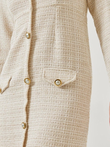 Bianco Lucci Jurk in Beige