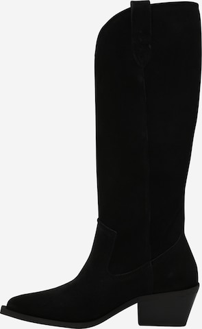 Bianco Cowboy boot 'Mona' in Black