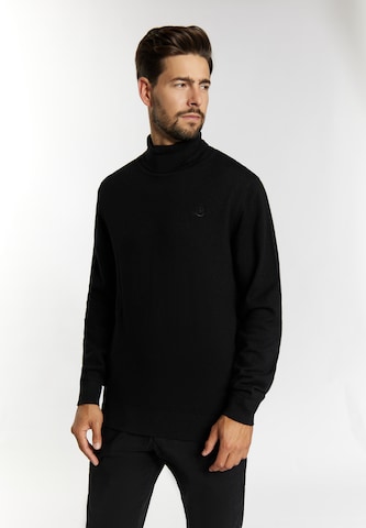 DreiMaster Klassik Sweater 'Casnagie' in Black: front