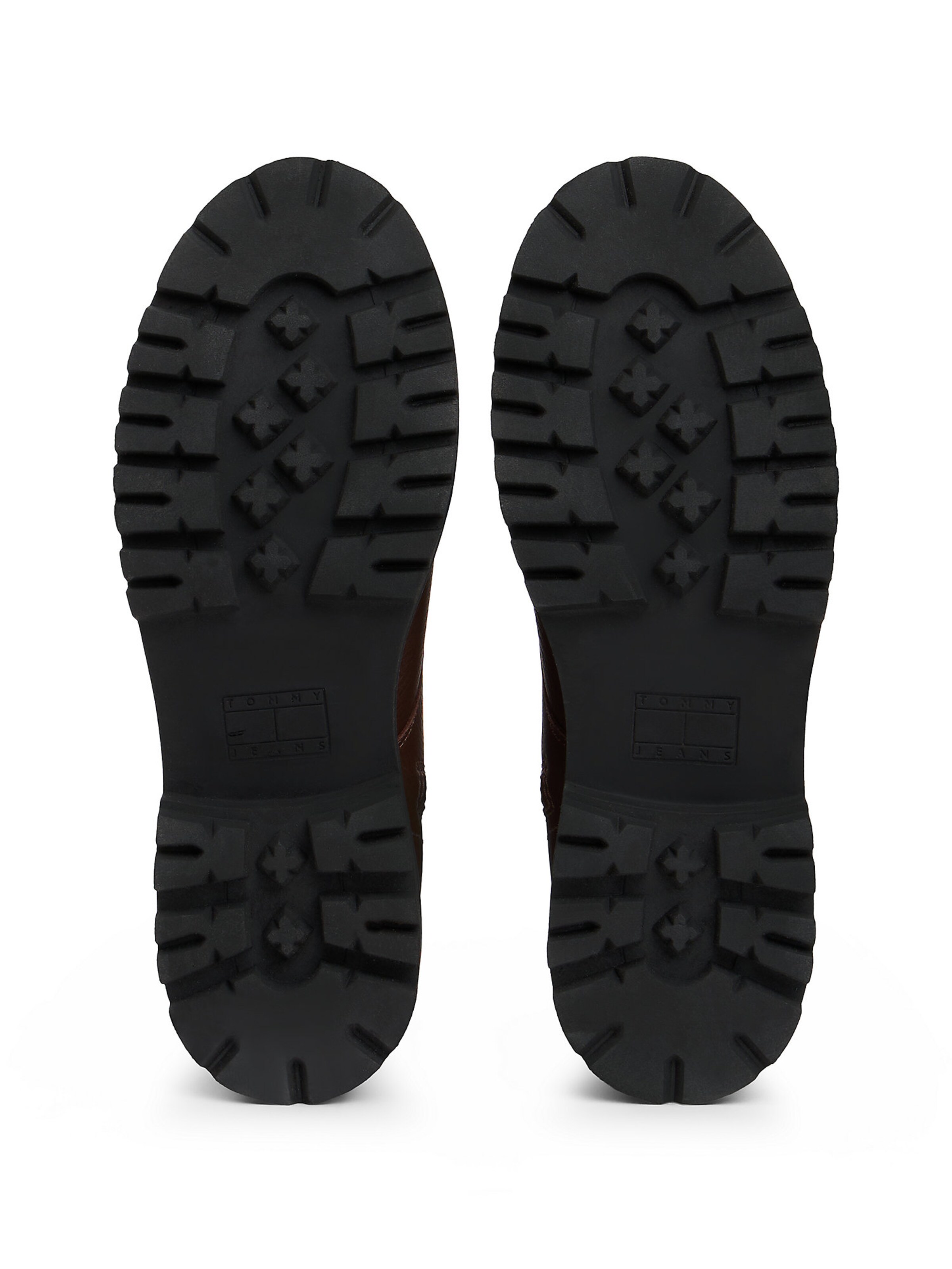 Tommy Jeans Lace-Up Ankle Boots in Brown