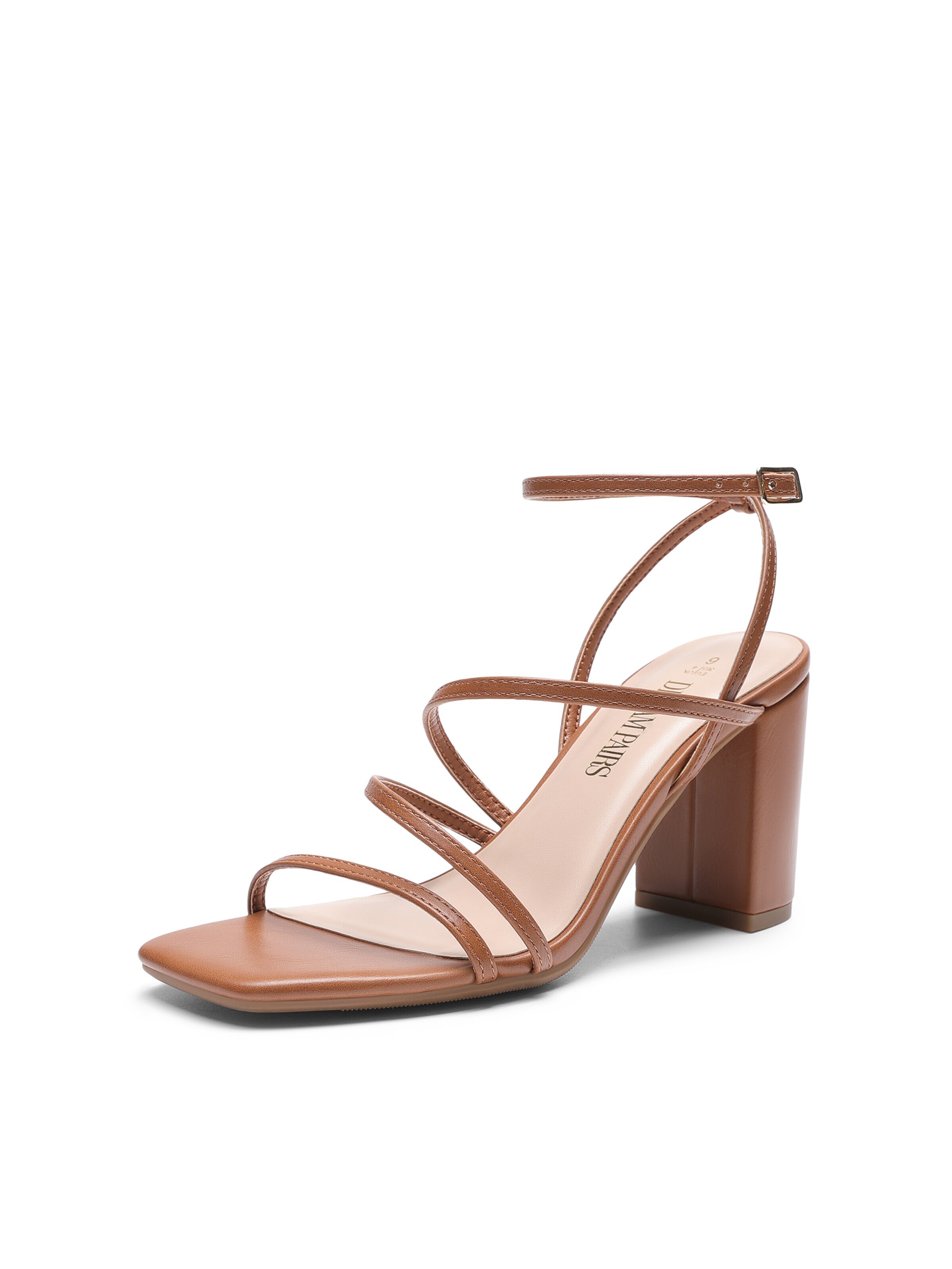 Dream Pairs Strap Sandals in Brown: front