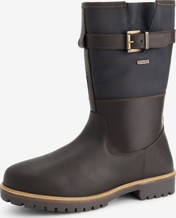 Travelin Boots 'Fjaere' in Blauw: voorkant