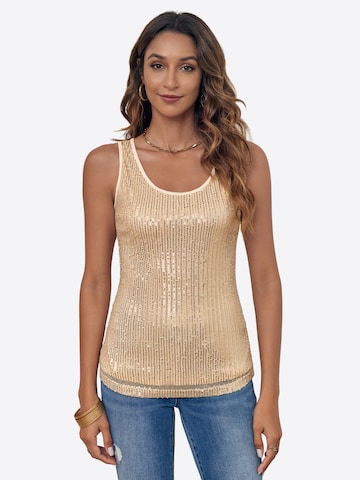 Imily Bela Top | zlata barva: sprednja stran
