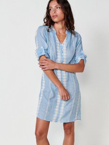 Robe-chemise KOROSHI en bleu