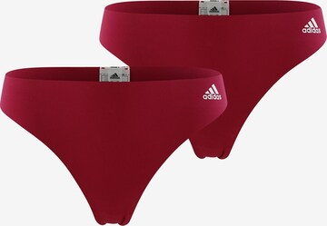 Sous-vêtements de sport ' THONG ' ADIDAS SPORTSWEAR en rouge : devant