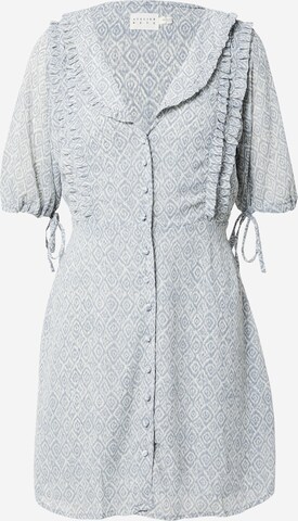 Robe-chemise 'IRDEMI' Atelier Rêve en gris : devant