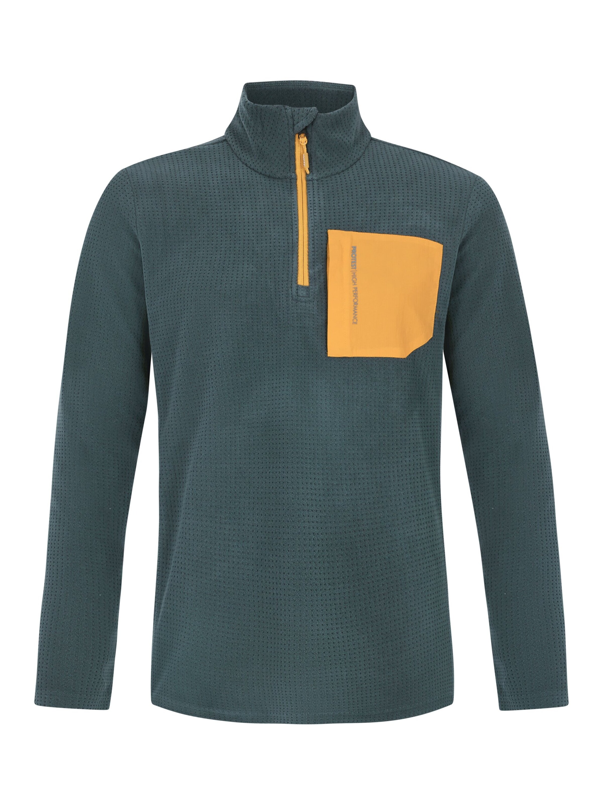 PROTEST Athletic Sweatshirt 'PRTCARE' in Blue: front