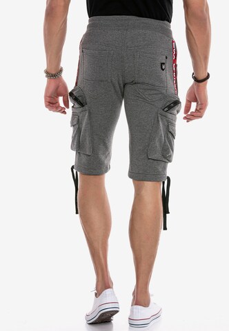 CIPO & BAXX Regular Cargo trousers in Grey