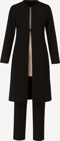 fashionshowcase Pantsuit 'NAZAN' in Black: front