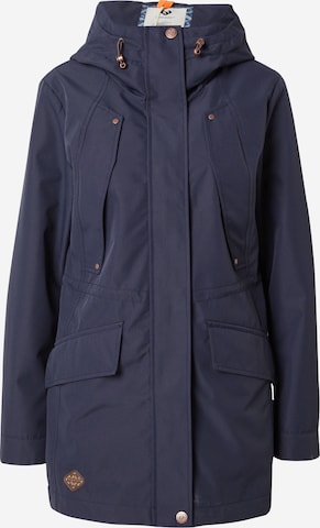 Parka mi-saison 'BEGONIA' Ragwear en bleu : devant