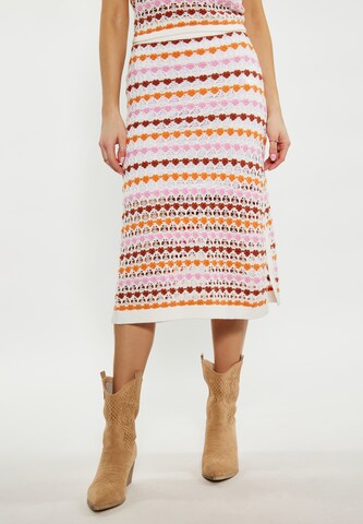 IZIA - Falda en blanco: frente