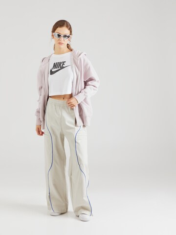 Nike Sportswear Sweatjacke 'PHNX FLC' in Lila