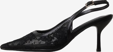 Super Mode Czółenka 'Pumps mit Absatz von R and BE' w kolorze czarny: przód