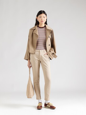 ONLY Slimfit Hose 'ONLParis' in Beige