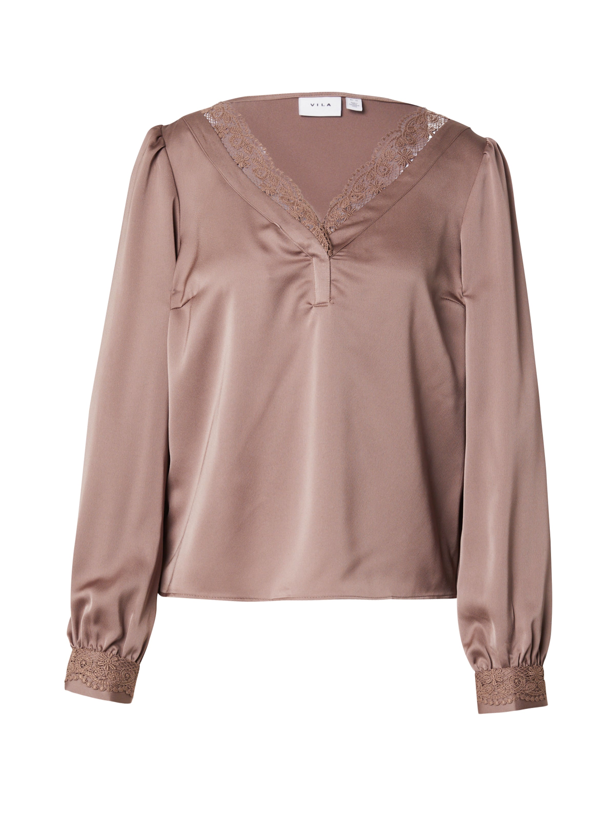 VILA Blúz - szürke: elől