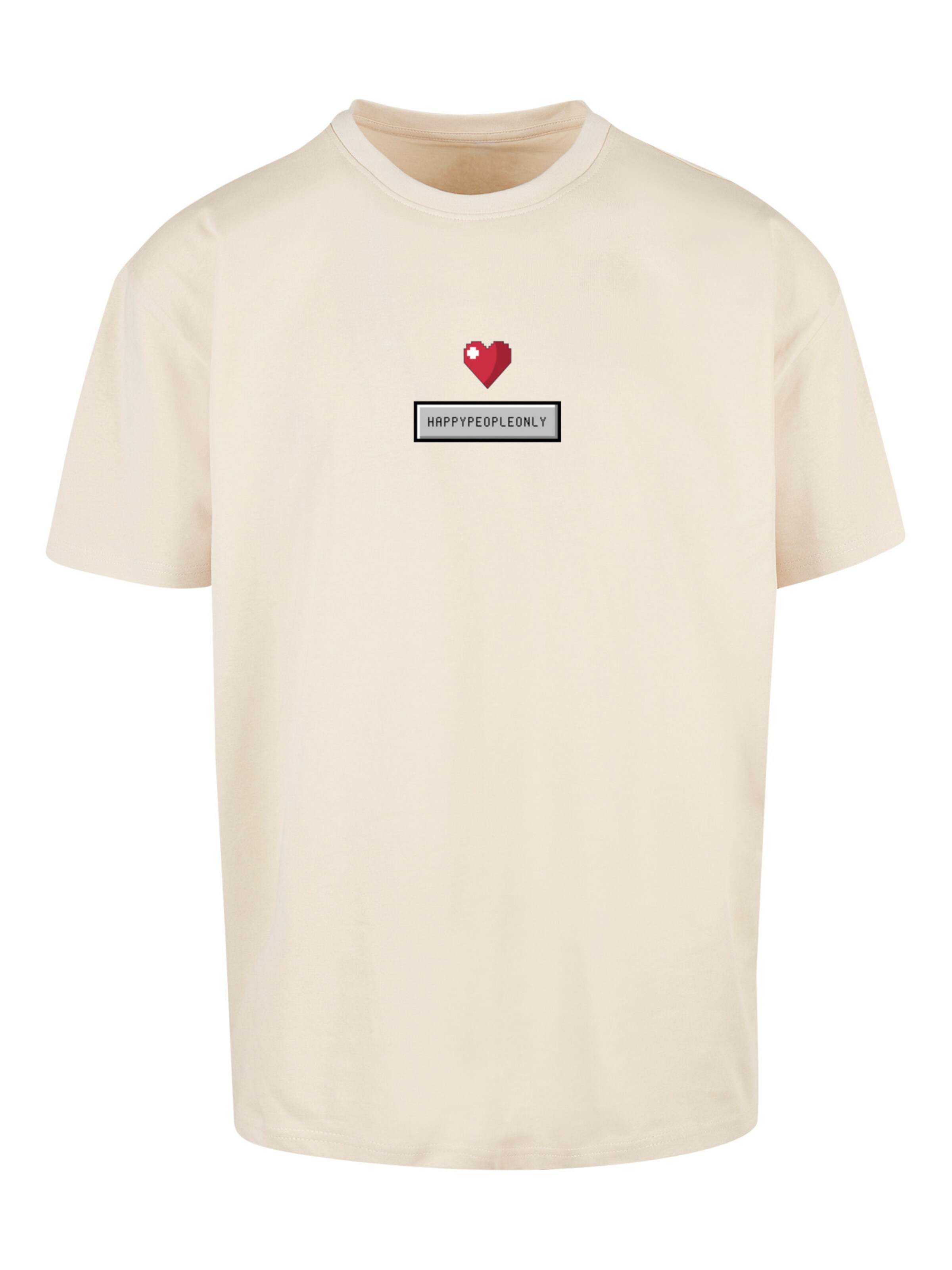 T-Shirt F4NT4STIC en beige : devant