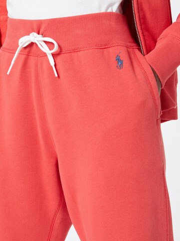 Effilé Pantalon Polo Ralph Lauren en rouge