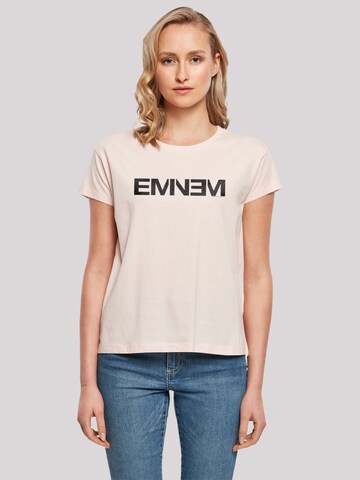 F4NT4STIC Shirt 'Eminem' in Roze: voorkant