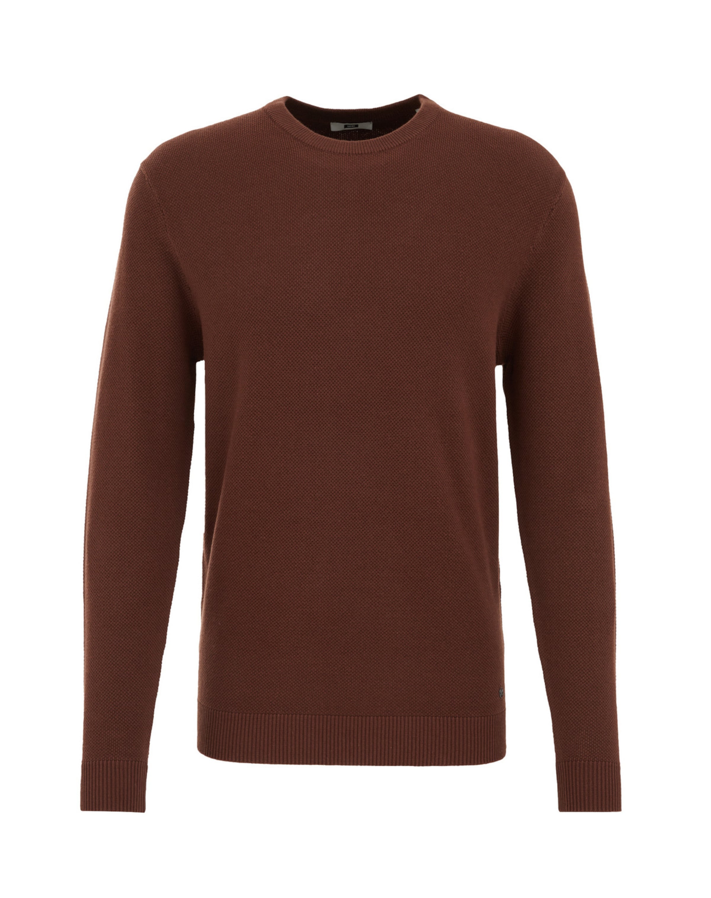 WE Fashion Свитер в Коричневый: спереди