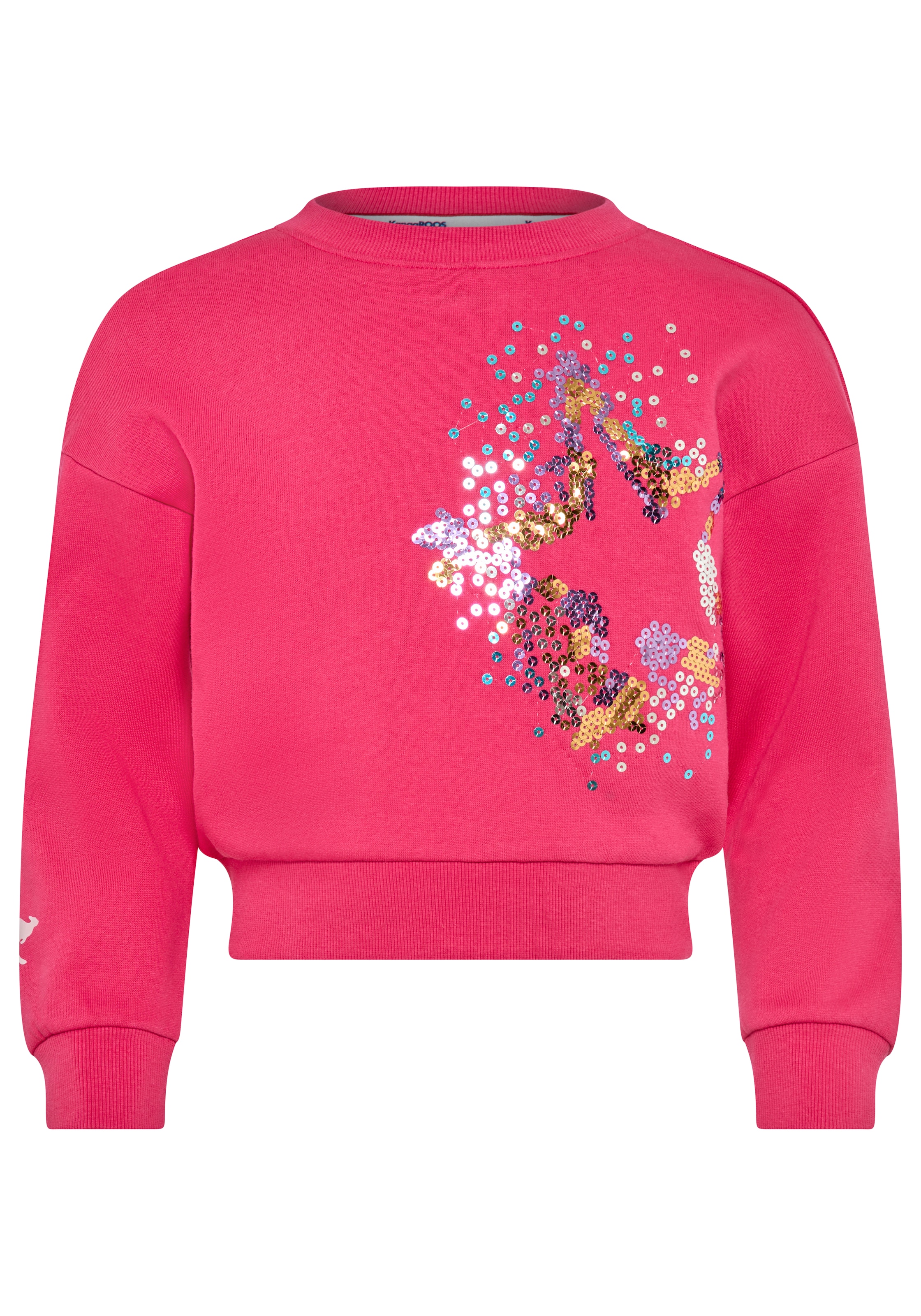 KangaROOS Sweatshirt in Pink: front