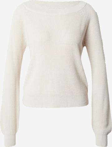 Pull-over 'NEW LEXSUN' VERO MODA en beige : devant