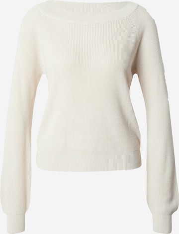 VERO MODA Sweater 'NEW LEXSUN' in Beige: front