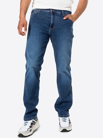 WRANGLER Regular Stretch-Jeans 'Durable' in Blau: predná strana