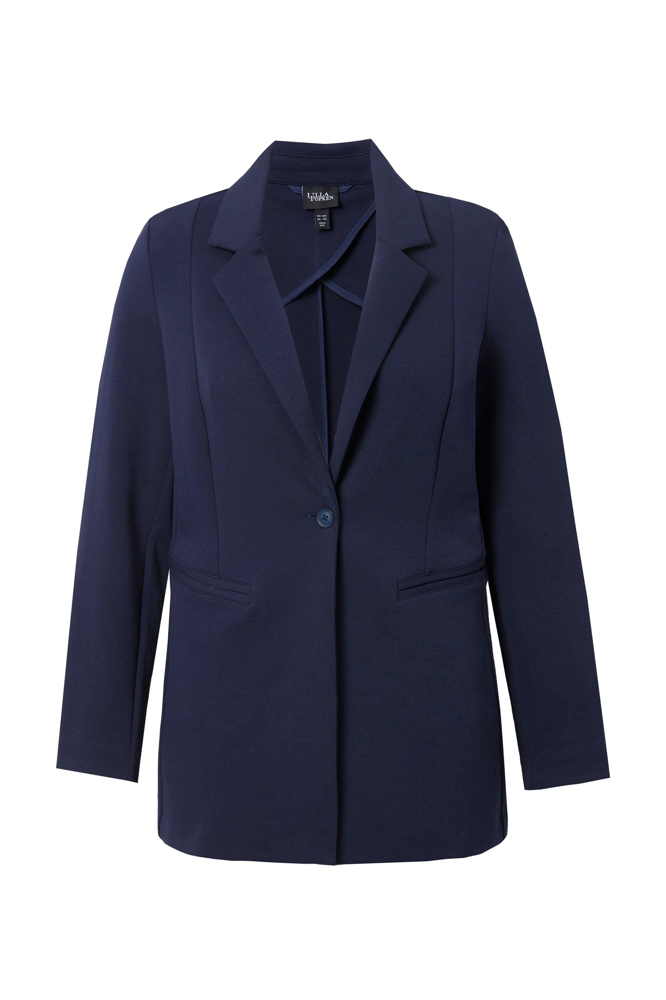 Blazer di Ulla Popken in blu: frontale