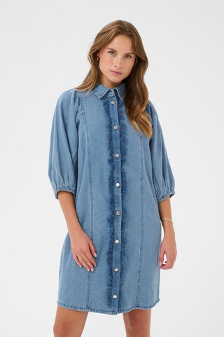 SAINT TROPEZ Shirt dress 'SZOthilde' in Blue: front