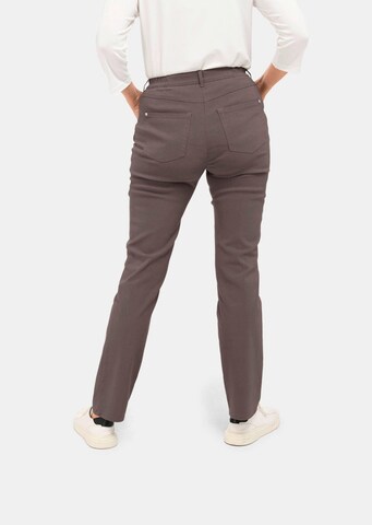 Regular Pantalon 'Carla' Goldner en gris