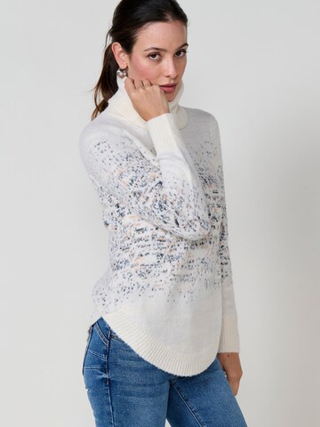 Pull-over KOROSHI en blanc
