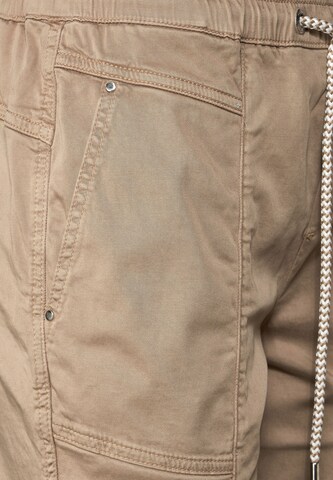 STREET ONE Slimfit Hose 'Bonny' in Beige