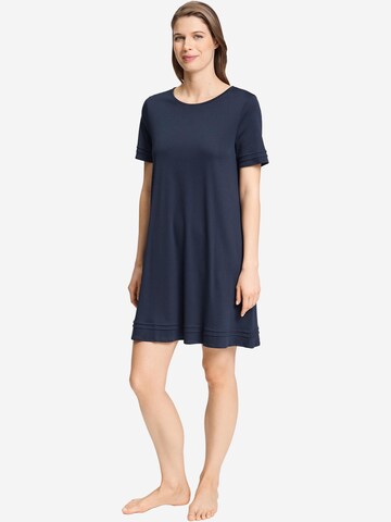Hanro Nachthemd 'Pilar' in Blauw