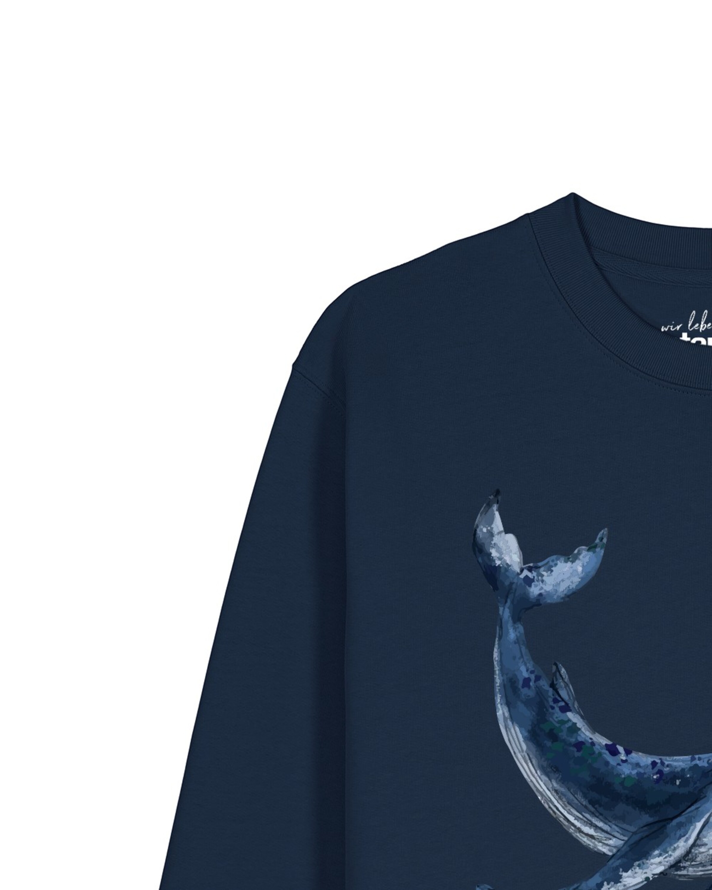 Watapparel Sweatshirt 'Wal' in Blue
