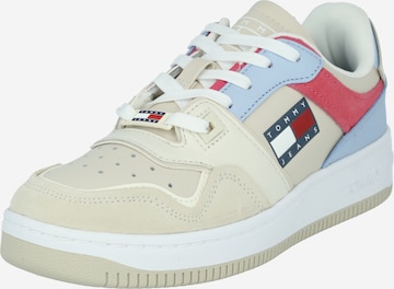 Tommy Jeans - Zapatillas deportivas bajas en beige: frente