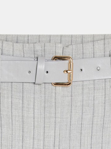 Dilvin Wide leg Pants in Grey