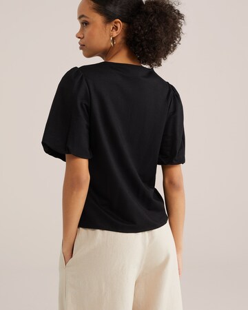 Geacă tricotată de la WE Fashion pe negru