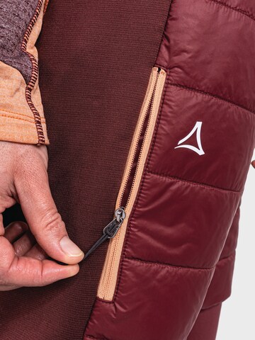 Schöffel Regular Outdoor trousers ' Schlern' in Red