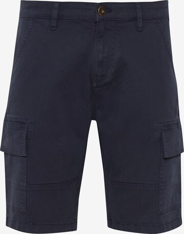 INDICODE JEANS Cargobroek 'Brom' in Blauw: voorkant