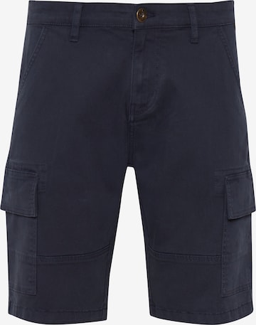 INDICODE JEANS Regular Cargo Pants 'Brom' in Blue: front