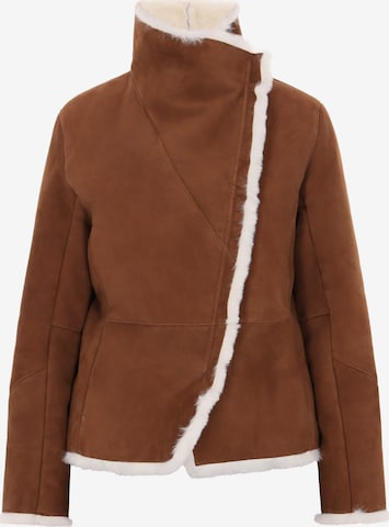 Giacca invernale di DreiMaster Vintage in marrone: frontale