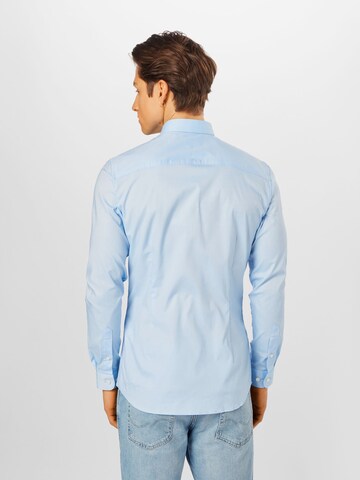 Slim fit Camicia 'Parma' di JACK & JONES in blu