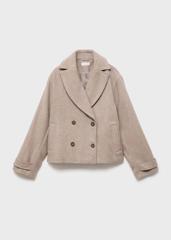 MANGO TEEN Between-Seasons Coat in Beige